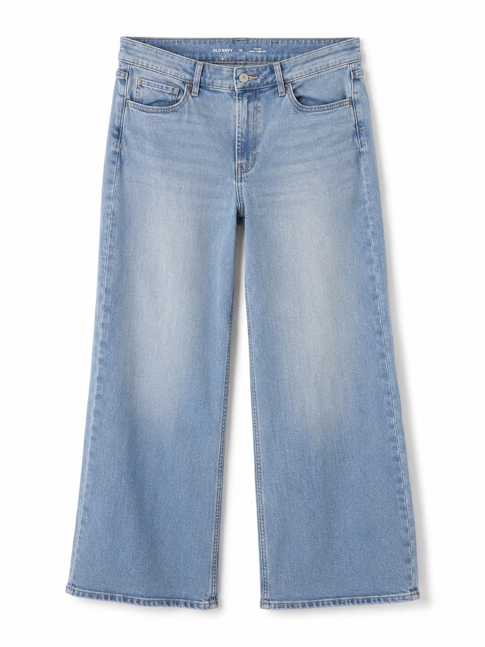 Old Navy Light Blue Wide-Leg High-Rise Jeans